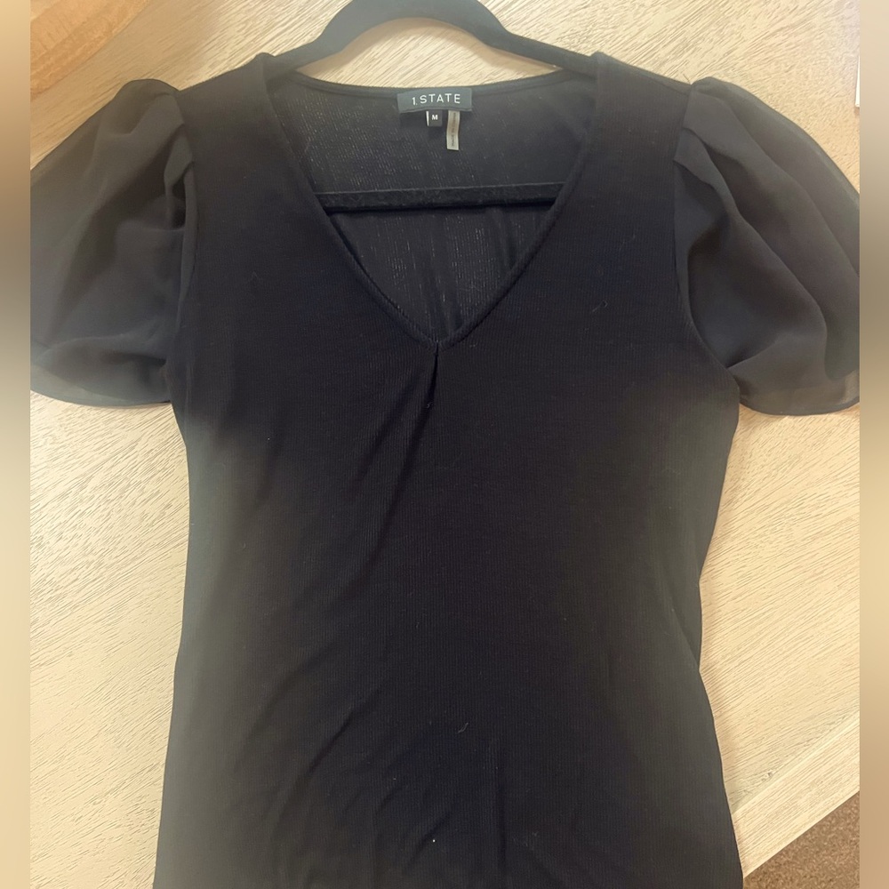 1State, medium, v neck blouse